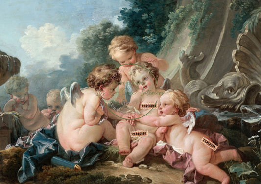 A1 Cupids in Conspiracy by Francois Boucher
