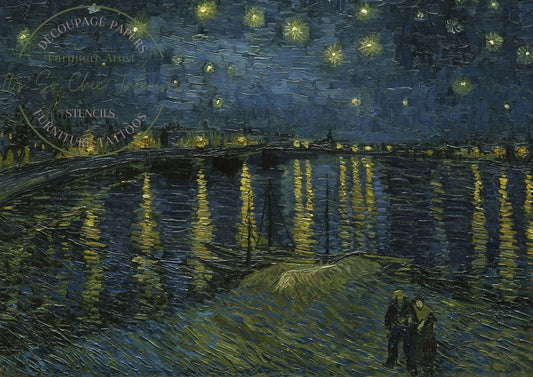 A1 Starry Night over the Rhone by Van Gogh