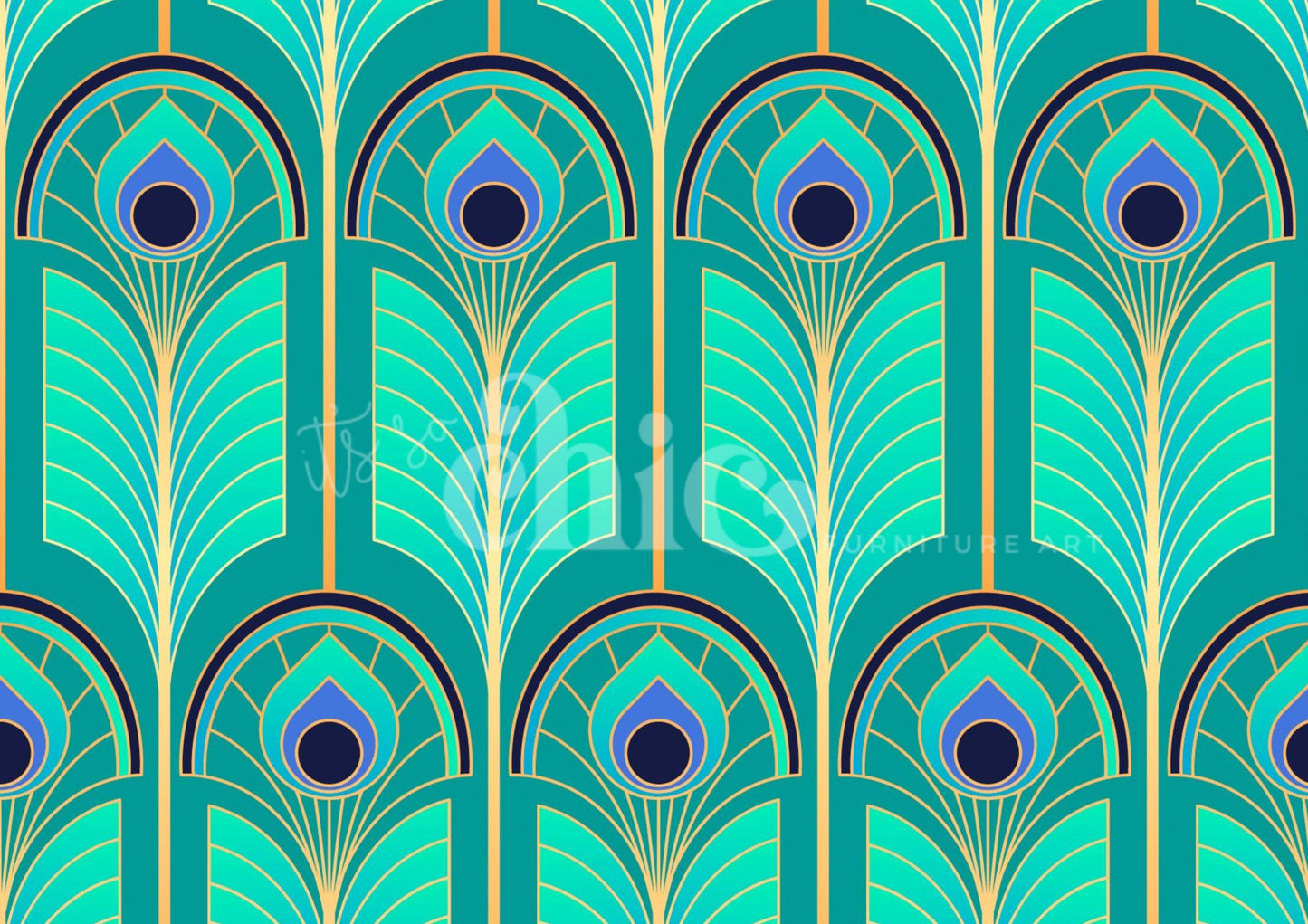 Art Deco Peacock