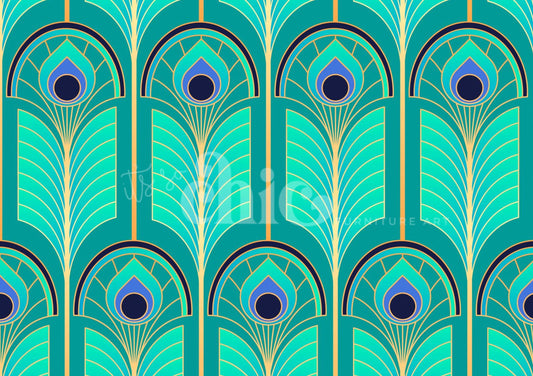 Art Deco Peacock