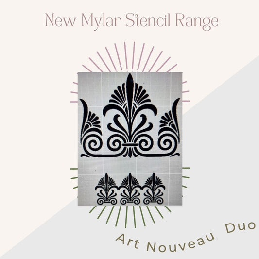 Art Nouveau Dou A3 Mylar Stencil