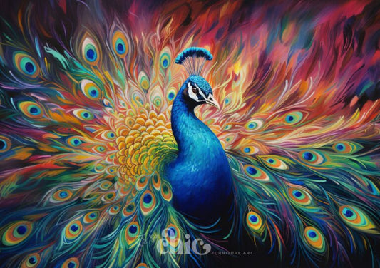 Flaming Peacock
