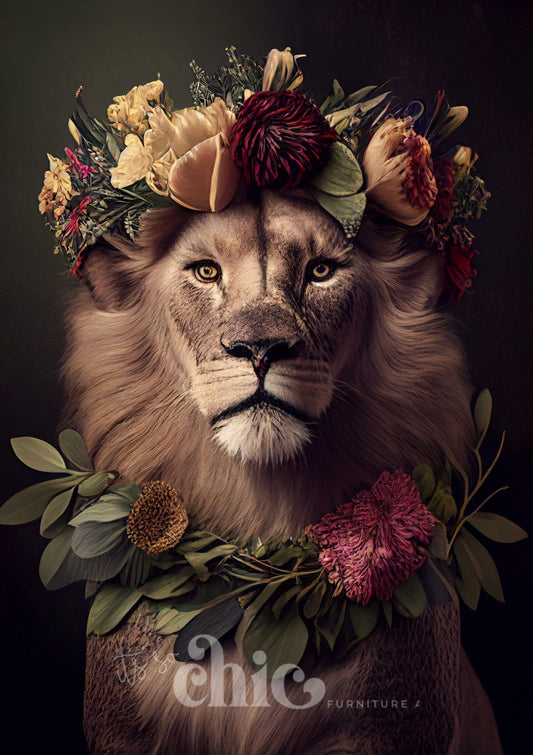 Floral Lion 2