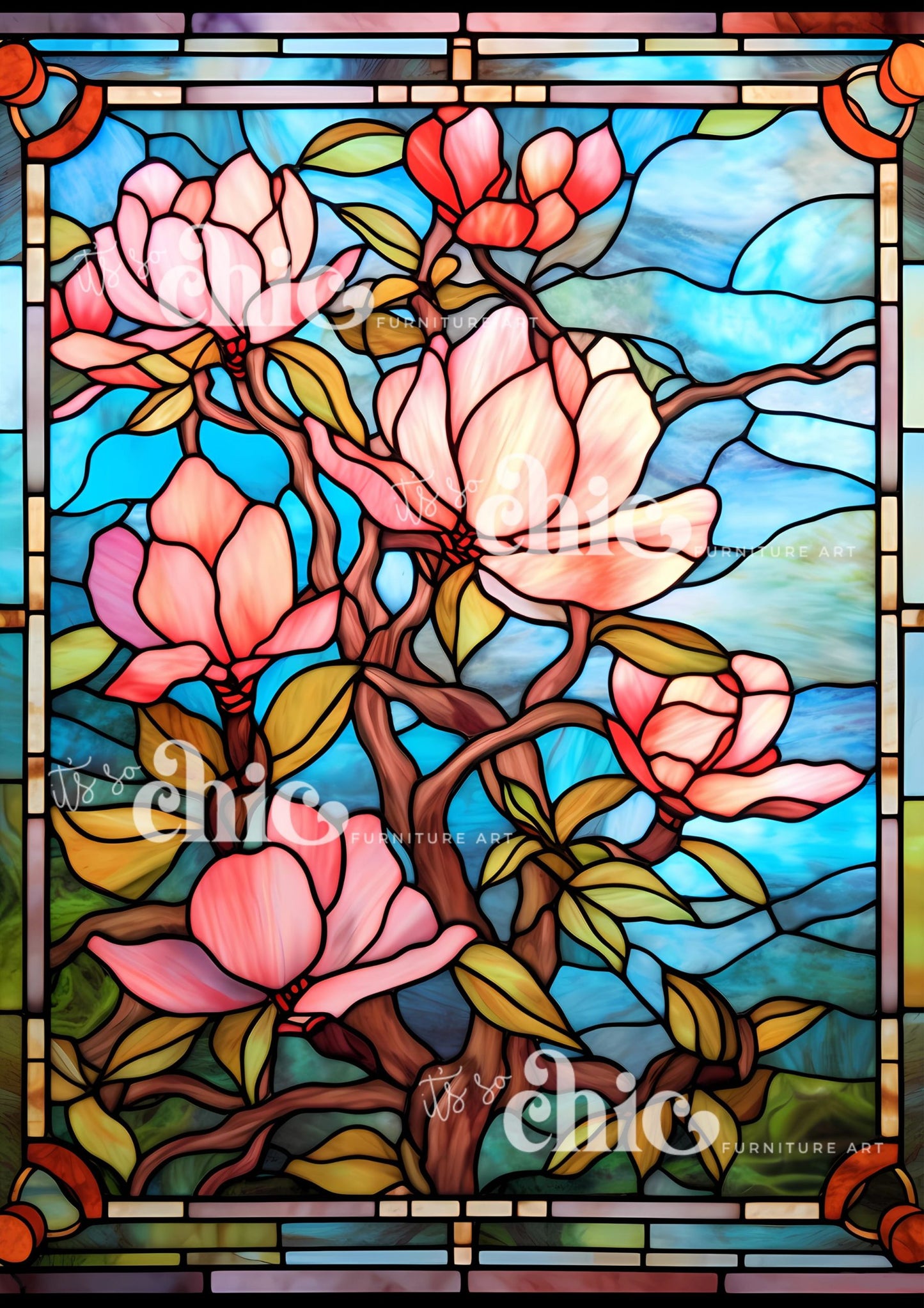 Magnolia Stained Glass