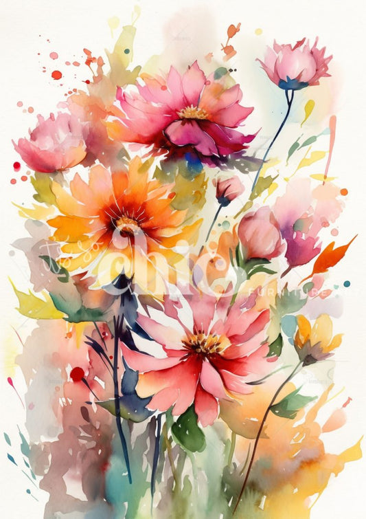 Watercolour Bouquet