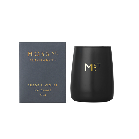 MOSS ST. Candle 320g 320g - Suede & Violet